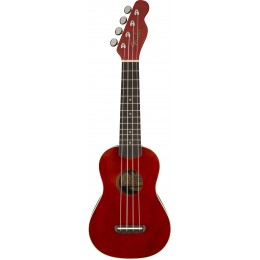 Fender UKULELE VENICE CHERRY Укулеле сопрано, цвет вишневый