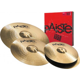 Paiste 101 BRASS UNIVERSAL SET Комплект тарелок (Hi-hat 14", Crash 16", Ride 20")