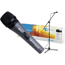 Sennheiser EPACK E 835-S Комплект: микрофон E 835-S, кабель XLR-XLR, стойка, держатель