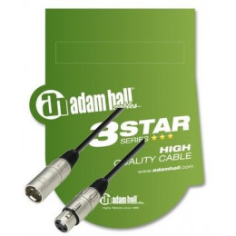 Adam Hall Hall K3MMF0600 Микрофонный кабель 3Star XLR(F)-XLR(M), 6м