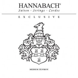 Hannabach EXCLMT Exclusive Black Комплект струн для классической гитары