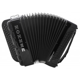 Hohner Fun Nova II 80 Iight (A7002) black celluloid Кнопочный аккордеон