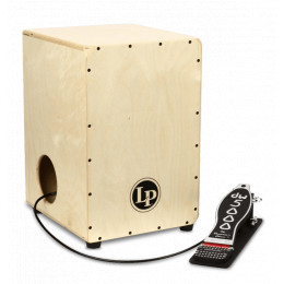 Latin Percussion LP1400NWP 2-Sided Cajon With DW Pedal Кахон