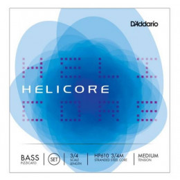 D'Addario HP610 3/4M струны для контрабаса HELICORE Pizzicato