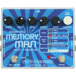 Electro-Harmonix Stereo Memory Man w/ Hazarai Гитарная педаль