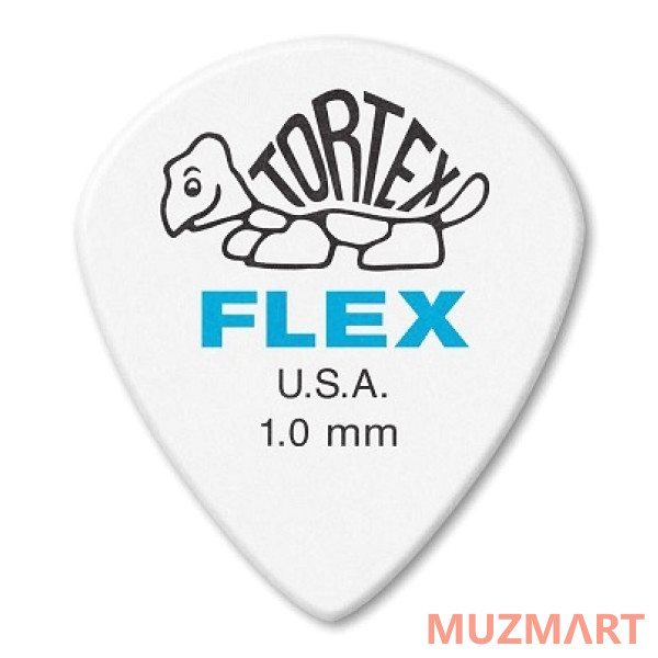 Dunlop 466R1.0 Tortex Flex Jazz III XL Медиаторы, 72шт