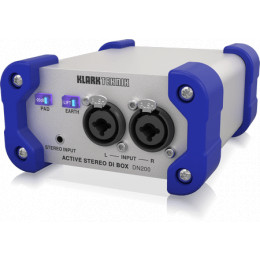 Klark Teknik DN200 V2 двухканальный активный Di-box с трансформаторной развязкой