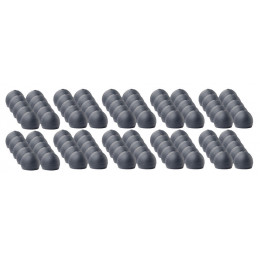 Shure EABKF1-100L сменные вставки для наушников для внутриканальных наушников Shure, размер L, 50 пар