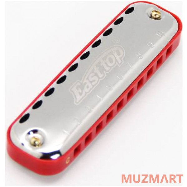EASTTOP T10-1 C RED COMB Диатоническая губная гармошка