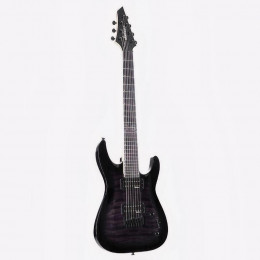 Jackson JS Series Dinky Arch Top JS22Q-7 DKA HT, Amaranth Fingerboard, Transparent Black Burst Электрогитара 7 струнная
