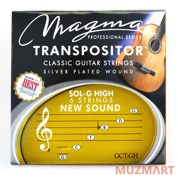 Magma Strings GCT-GH Струны для классической гитары 1G 2D 3bB 4F 5C 6G нестандартный строй