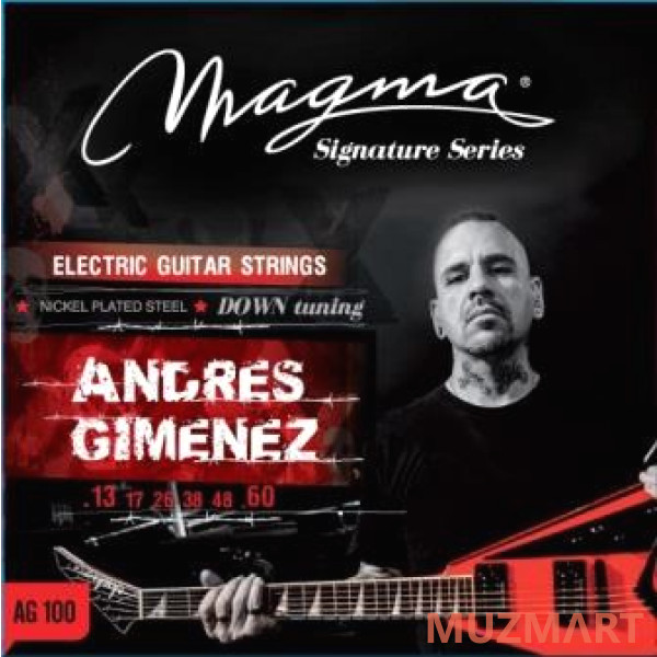 Magma Strings AG100 Струны для электрогитары Andres Gimenez 13-60