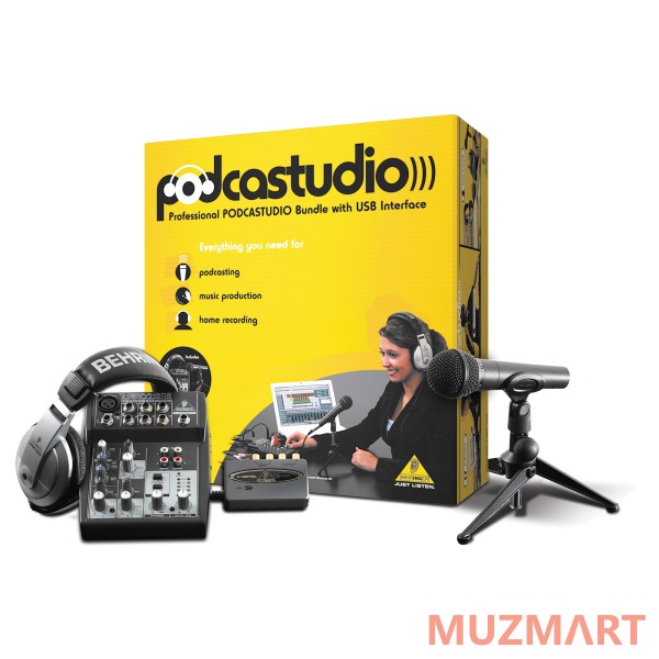 Behringer Podcastudio USB Набор для цифровой звукозаписи