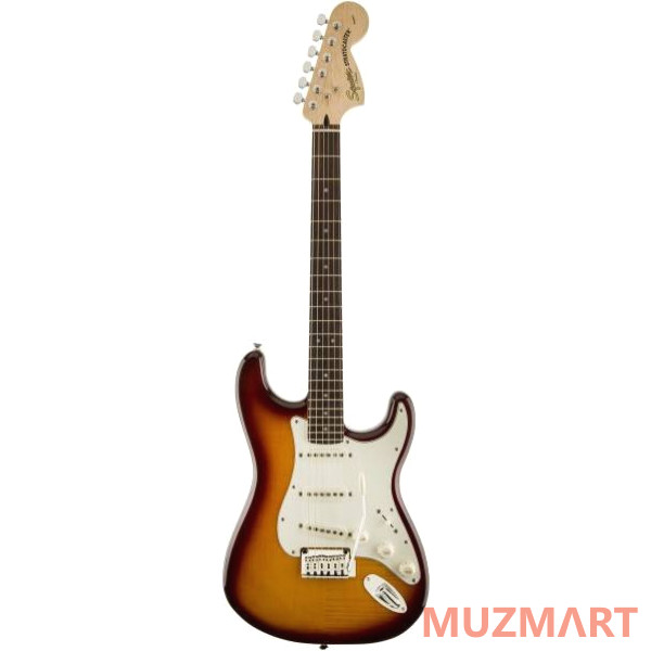 Fender SQUIER STANDARD STRATOCASTER FMT RW AMBER SUNBURST Электрогитара