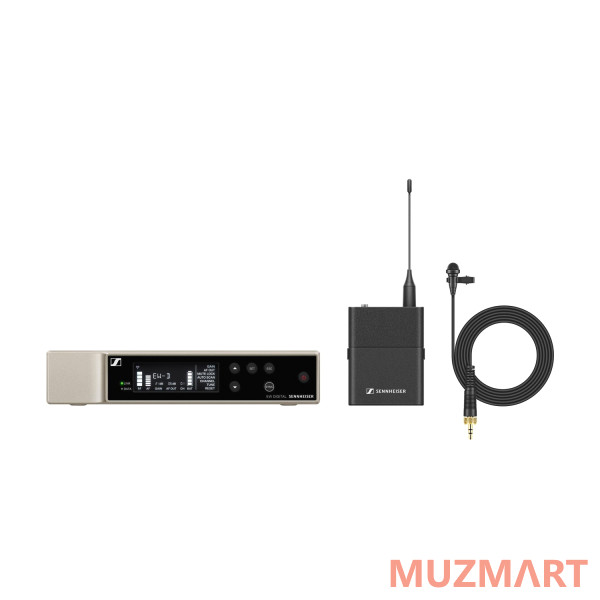 Sennheiser EW-D ME2 SET (R1-6) Цифровая радиосистема с поясным передатчиком и петличным микрофоном ME2