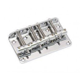 Metallor BB-01-CR Бридж (струнодержатель) бас-гитары, хром