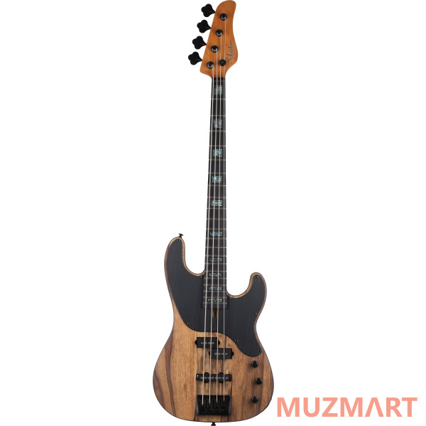 Schecter MODEL-T 4 EXOTIC BLACK LIMBA 4-струнная бас-гитара