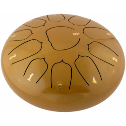 BEE DF1107 YELLOW Барабан язычковый Глюкофон