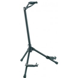 K&M 17685-000-55 Black Memphis 20 Стойка для гитары с фиксатором грифа