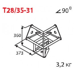Imlight T28/35-31 Стыковочный узел для 3-х ферм под 90 градусов