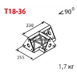 Imlight T18-36 Стыковочный узел для 3-х ферм под 90 градусов