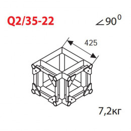 Imlight Q2/35-22 Стыковочный угол 90 градусов