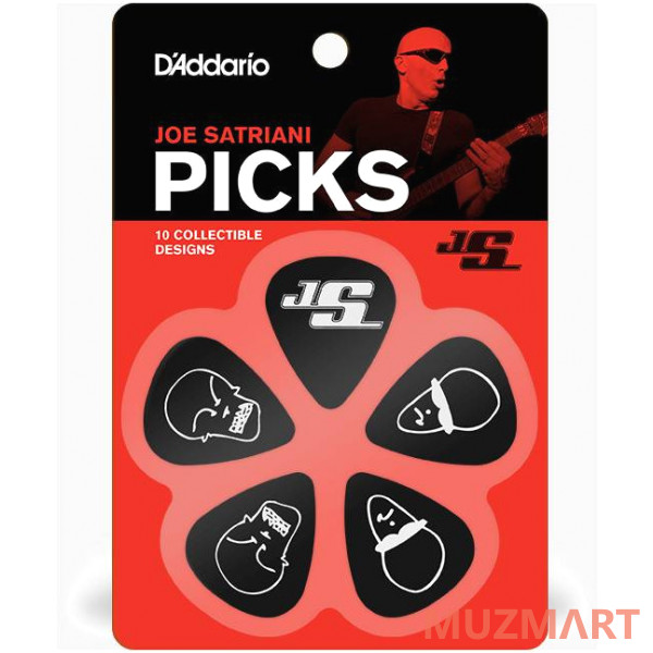 Planet Waves 1CBK6-10JS Joe Satriani Набор медиаторов