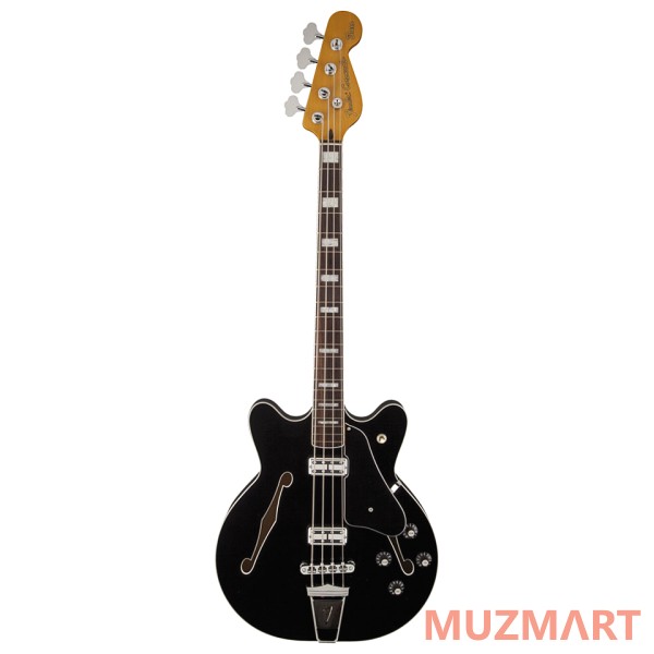 Fender MODERN PLAYER CORONADO BASS RW BLK Полуакустическая бас-гитара