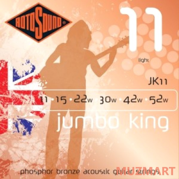 Rotosound JK11 STRINGS PHOSPHOR BRONZE Струны для акустической гитары
