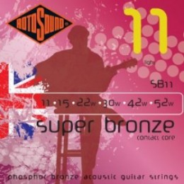 Rotosound SB11 STRINGS PHOSPHOR BRONZE Струны для акустической гитары