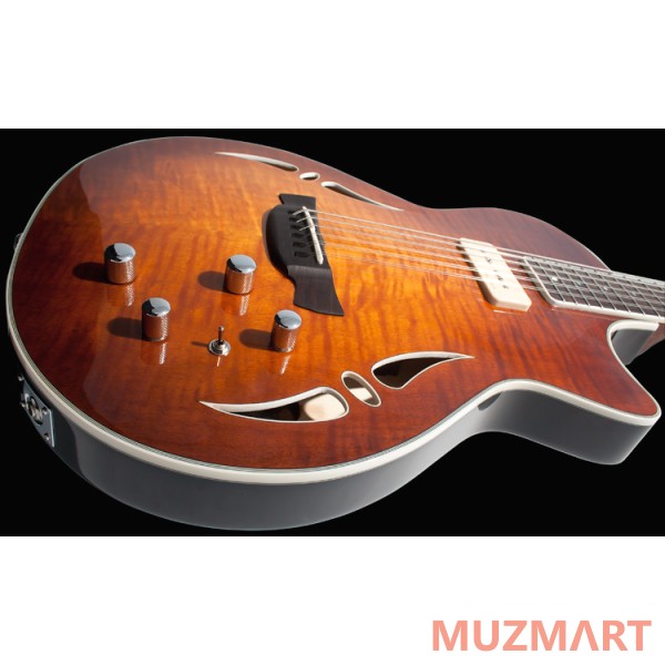 Crafter SAT-12 TMVS 12-ти струнная полуакустическая гитара с кейсом