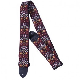 Fender 2` FESTIVAL HOOTENANNY STRAP RED Ремень для гитары