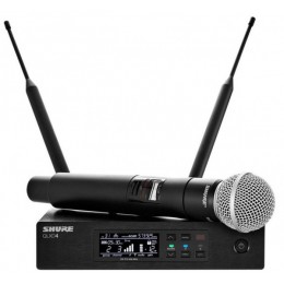 Shure QLXD24E/SM58 K51 606 - 670 MHz Вокальная радиосистема с ручным передатчиком KSM9