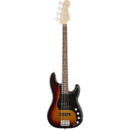 Fender American Elite Precision Bass®, Rosewood Fingerboard, 3-Color Sunburst Бас-гитара
