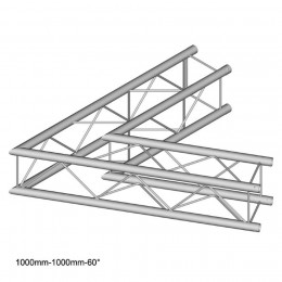 Duratruss DT 24 C20-L60 Узел стыковочный двухлучевой 60°