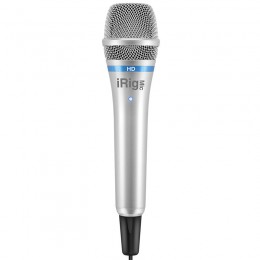 IK Multimedia iRig Mic HD - Silver Конденсаторный ручной микрофон для цифрового подключения к iOS и Mac