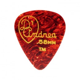 D'Andrea 351-058 GAUGED Медиатор классический 0,58мм