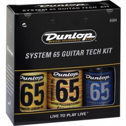 Dunlop 6504 System 65 Guitar Tech Kit Набор по уходу за гитарой
