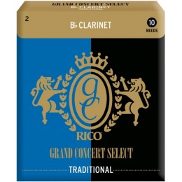 Rico RGC10BCL200 Grand Concert Select №2 Трости для кларнета Bb  10 шт.